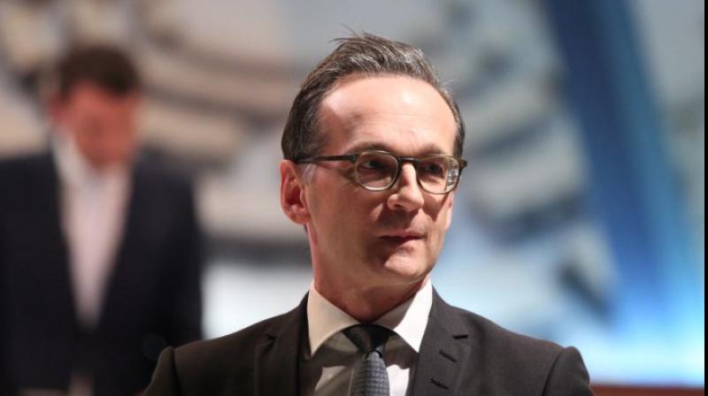 German Foreign Minister Heiko Maas said he spoke to his Pakistani counterpart Shah Mehmood Qureshi over the heightened tensions between India and Pakistan, underlining that Germany is 'very concerned about the current state of affairs'. (Photo: ANI) German Foreign Minister Heiko Maas said he spoke to his Pakistani counterpart Shah Mehmood Qureshi over the heightened tensions between India and Pakistan, underlining that Germany is 'very concerned about the current state of affairs'. (Photo: ANI)