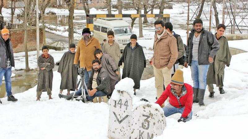 Still from a shooting spot Still from a shooting spot