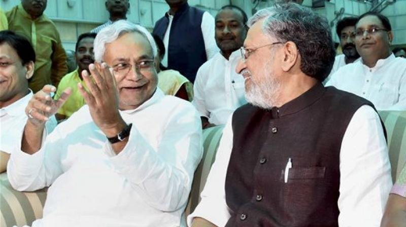 Nitish Kumar, 66, was sworn in as Bihar CM on Friday, returning to the National Democratic Alliance after four years. (Photo: PTI) Nitish Kumar, 66, was sworn in as Bihar CM on Friday, returning to the National Democratic Alliance after four years. (Photo: PTI)
