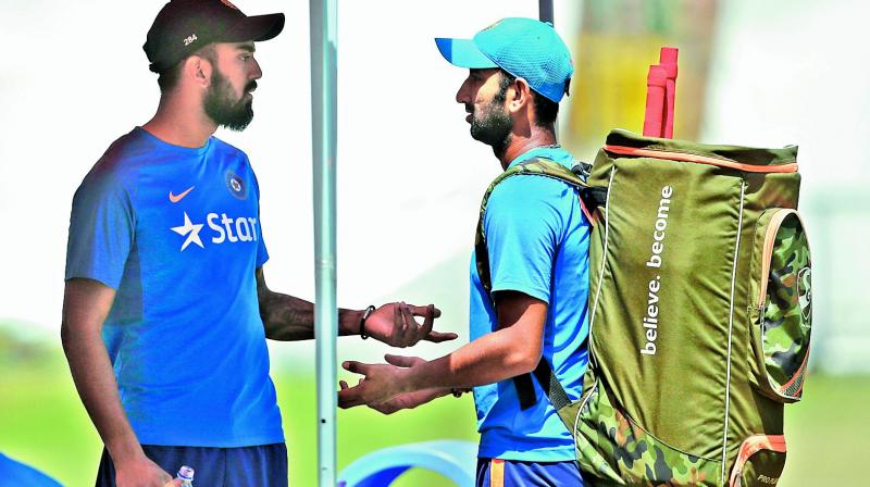 K. L. Rahul and Cheteshwar Pujara played stellar roles in the Bengaluru Test. (Photo: AP) K. L. Rahul and Cheteshwar Pujara played stellar roles in the Bengaluru Test. (Photo: AP)