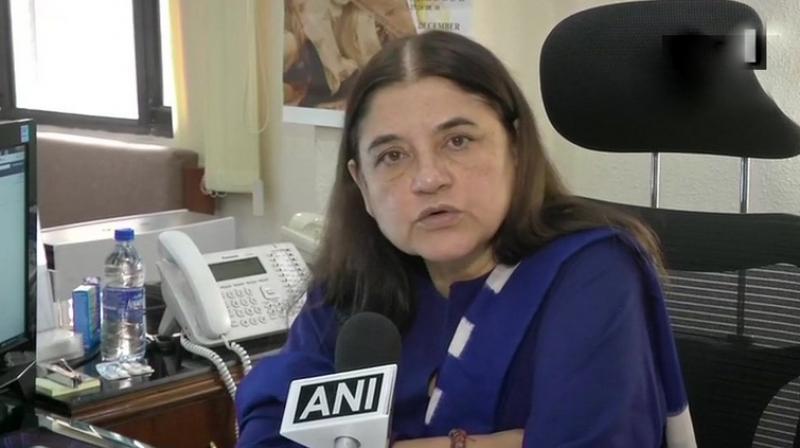 Image result for Maneka Gandhi introduced bill giving justice to women abandoned by their NRI husbands