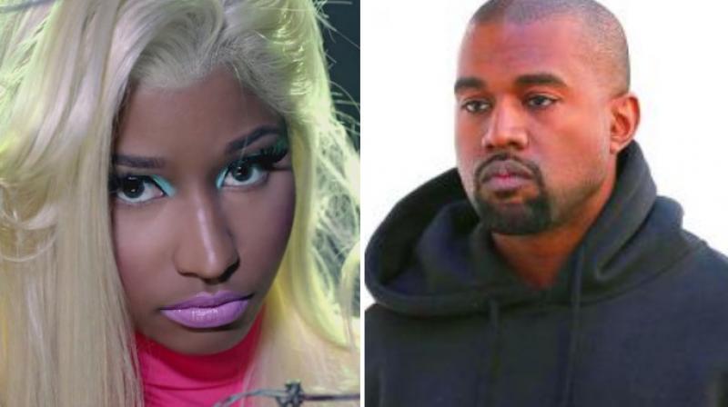Nicki Minaj and Kanye West. Nicki Minaj and Kanye West.