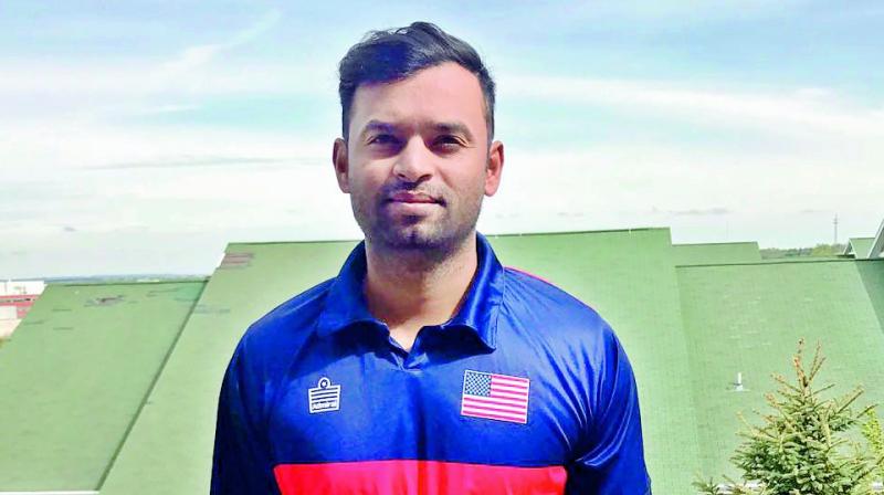 Cricketer Ibrahim stands tall as he has made his name even in America. Cricketer Ibrahim stands tall as he has made his name even in America.