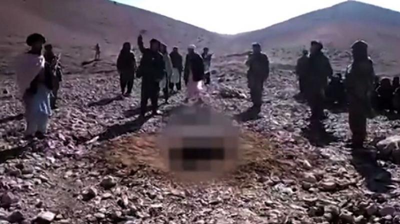 Woman and Man stoned to death by Taliban militants. (Photo: AP) Woman and Man stoned to death by Taliban militants. (Photo: AP)