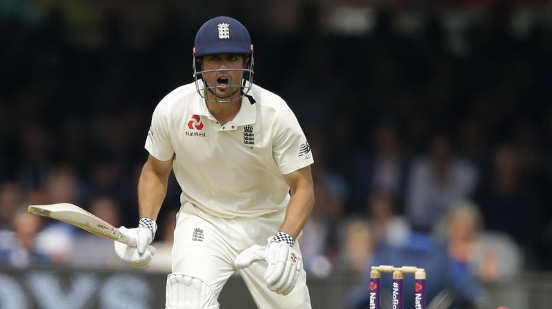 This was the 154th Test of opener Cook's career -- with only illness after he made a century on debut against India at Nagpur in 2006 interrupting a sequence where he has never been dropped by the selectors. (Photo: AP) This was the 154th Test of opener Cook's career -- with only illness after he made a century on debut against India at Nagpur in 2006 interrupting a sequence where he has never been dropped by the selectors. (Photo: AP)