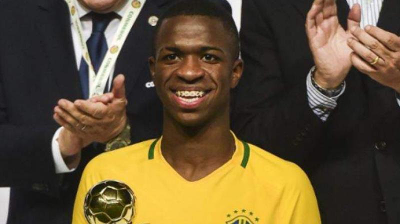 Vinicius Jr shot to prominence when he helped Brazil win the U-17 South American Championship in March. (Photo: AFP) Vinicius Jr shot to prominence when he helped Brazil win the U-17 South American Championship in March. (Photo: AFP)