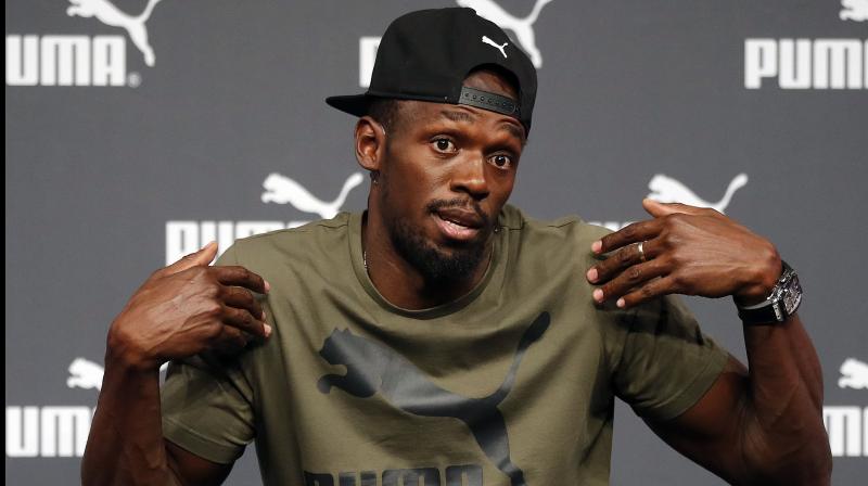 Bolt, an eight-time Olympic champion, will retire after this month's World Championships where he will run in the 100m and 4x100m beginning Friday in London.( Photo: AP) Bolt, an eight-time Olympic champion, will retire after this month's World Championships where he will run in the 100m and 4x100m beginning Friday in London.( Photo: AP)