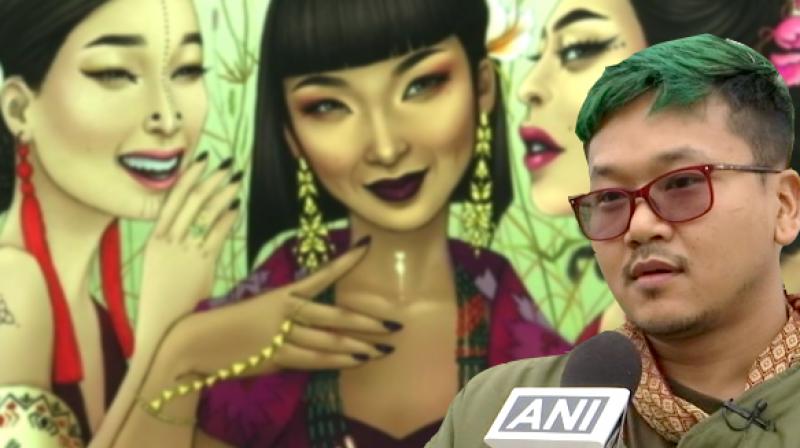 Sony has given preference to colour fabrics and textile which can be associated with the north-east. (Photo: ANI). Sony has given preference to colour fabrics and textile which can be associated with the north-east. (Photo: ANI).