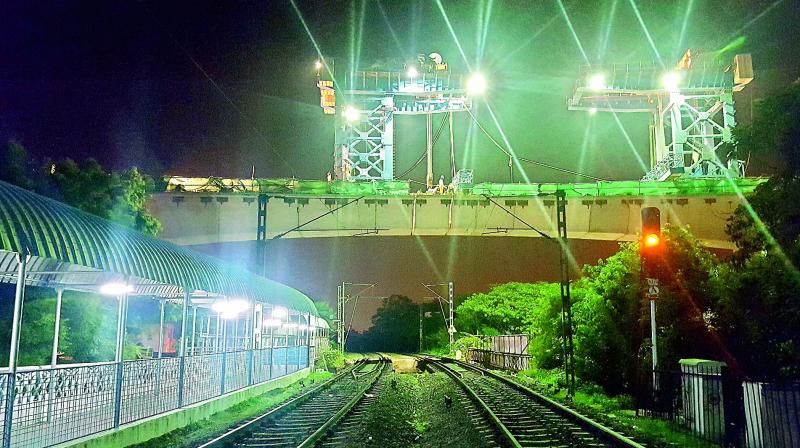 The Metro rail overbridge at Malakpet. (Photo: DC) The Metro rail overbridge at Malakpet. (Photo: DC)
