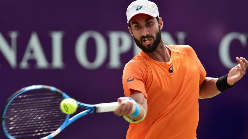 They next face second seeds Oliver Marach and Mate Pavic. (Photo: PTI) They next face second seeds Oliver Marach and Mate Pavic. (Photo: PTI)