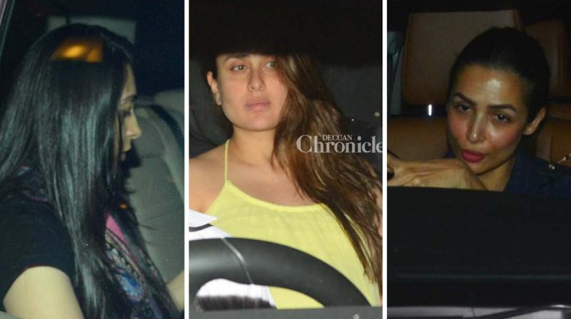 The friend group of Kareena, Malaika, Amrita, Karisma regularly hang out with each other. (Photo: Viral Bhayani) The friend group of Kareena, Malaika, Amrita, Karisma regularly hang out with each other. (Photo: Viral Bhayani)