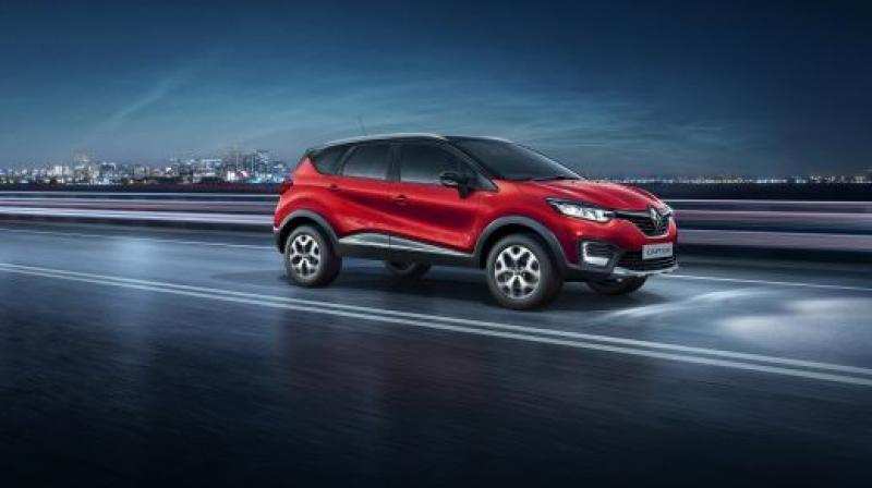Renault has launched the Captur SUV in a new ‘Radiant Red’ colour option, which was showcased at the 2018 Auto Expo in February. Renault has launched the Captur SUV in a new ‘Radiant Red’ colour option, which was showcased at the 2018 Auto Expo in February.