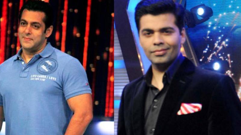 Salman Khan and Karan Johar Salman Khan and Karan Johar