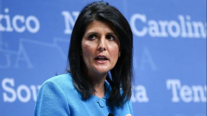 Haley emphasized that at the Florida summit 'the most important conversation will be how we're going to be dealing with the non-proliferation of North Korea'. (Photo: AP) Haley emphasized that at the Florida summit 'the most important conversation will be how we're going to be dealing with the non-proliferation of North Korea'. (Photo: AP)
