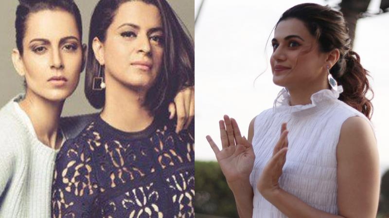 Kangana Ranaut's sister Rangoli Chandel slams Taapsee Pannu. (Photo: Instagram) Kangana Ranaut's sister Rangoli Chandel slams Taapsee Pannu. (Photo: Instagram)
