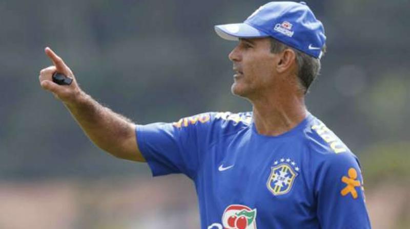 Brazil coach Carlos Amadeu Brazil coach Carlos Amadeu