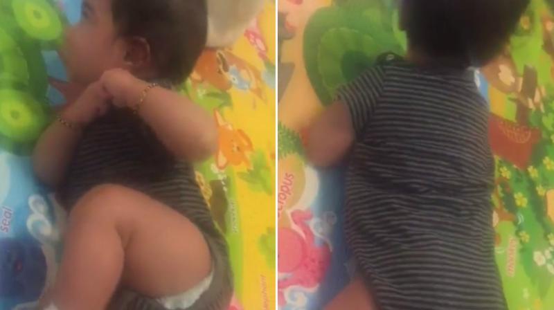 Screengrabs from the video posted on Instagram. Screengrabs from the video posted on Instagram.