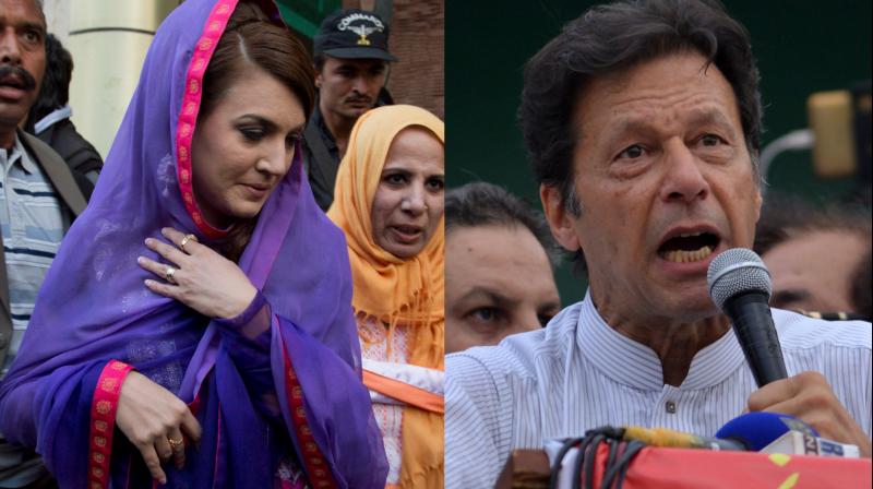 Reham Khan, ex-wife of Imran Khan, took to Twitter to clarify that the opinion piece, titled, “Imran Khan is best ex-husband I’ve ever had”, is a “fake news”. (Photo: AP / AFP) Reham Khan, ex-wife of Imran Khan, took to Twitter to clarify that the opinion piece, titled, “Imran Khan is best ex-husband I’ve ever had”, is a “fake news”. (Photo: AP / AFP)