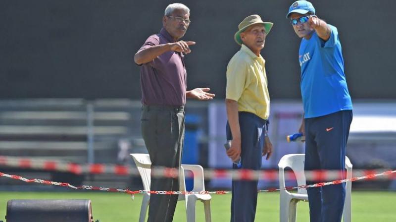 Pandurang Salgaonkar (Left) has been suspended by the BCCI and state association pending enquiry. (Photo: PTI) Pandurang Salgaonkar (Left) has been suspended by the BCCI and state association pending enquiry. (Photo: PTI)