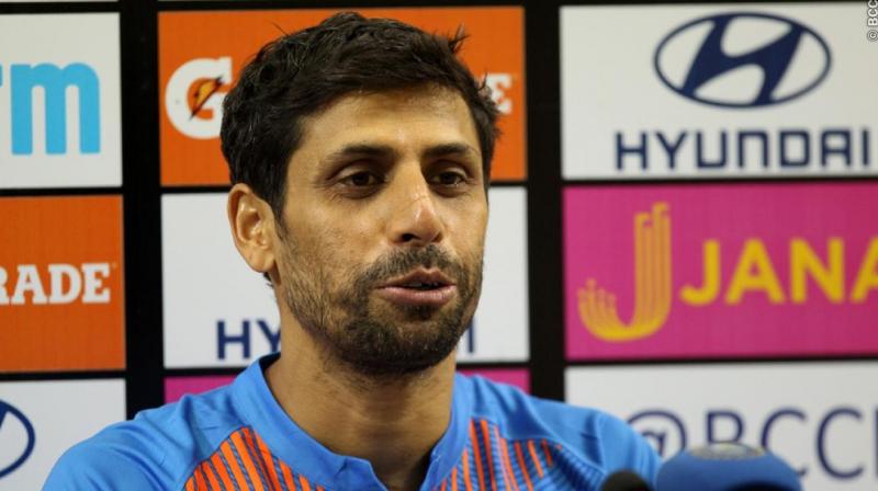 Ashish Nehra made it clear that he did not ask for a farewell game, calling himself lucky that he got one in front of his home crowd.(Photo:BCCI) Ashish Nehra made it clear that he did not ask for a farewell game, calling himself lucky that he got one in front of his home crowd.(Photo:BCCI)