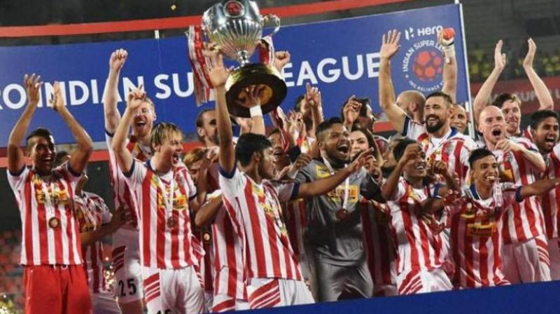ATK are the reigning champions, having beaten hosts Kerala Blasters FC in the final of the last edition in Kochi. (Photo:PTI) ATK are the reigning champions, having beaten hosts Kerala Blasters FC in the final of the last edition in Kochi. (Photo:PTI)