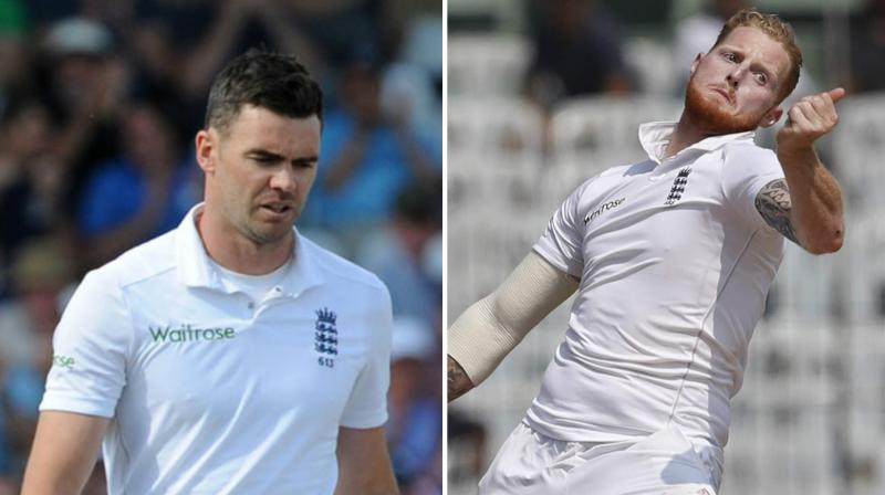 James Anderson (left) said he already fulfils a leadership role in the team with support from former skipper Alastair Cook and fast bowler Stuart Broad. (Photo:AP) James Anderson (left) said he already fulfils a leadership role in the team with support from former skipper Alastair Cook and fast bowler Stuart Broad. (Photo:AP)