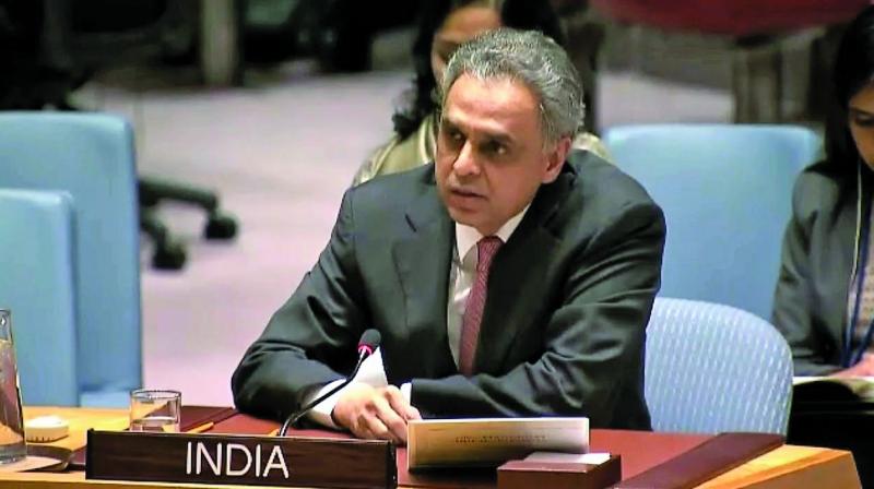 Syed Akbaruddin, India’s permanent representative at the UN. Syed Akbaruddin, India’s permanent representative at the UN.