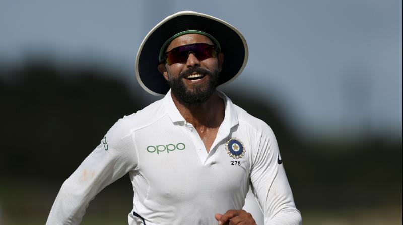 Jadeja was chosen over spinner Ravichandran Ashwin for the first Test match. (Photo: AP) Jadeja was chosen over spinner Ravichandran Ashwin for the first Test match. (Photo: AP)