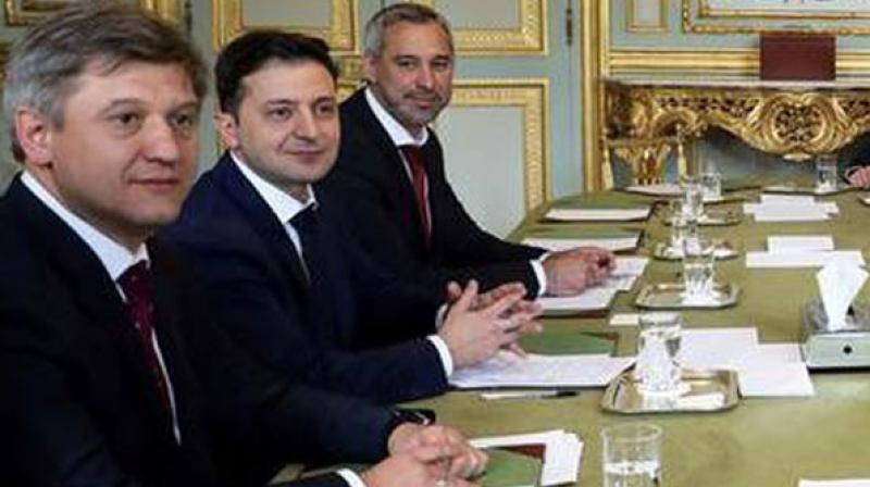 Citing results of the exit polls, Al Jazeera reported that the comedian will defeat incumbent President Petro Poroshenko with 73.2 per cent of the vote against 25.3 per cent. (Photo: ANI) Citing results of the exit polls, Al Jazeera reported that the comedian will defeat incumbent President Petro Poroshenko with 73.2 per cent of the vote against 25.3 per cent. (Photo: ANI)