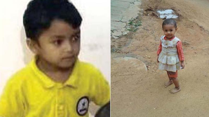Srujan and Lakshmi were locked in a room that caught fire (Image DC) Srujan and Lakshmi were locked in a room that caught fire (Image DC)