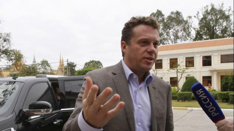 Sergei Polonsky is one of Russia's most flamboyant tycoons, known for once eating his tie after losing a wager and for pouring scorn on anyone worth less than a billion dollars. (Photo: AP) Sergei Polonsky is one of Russia's most flamboyant tycoons, known for once eating his tie after losing a wager and for pouring scorn on anyone worth less than a billion dollars. (Photo: AP)