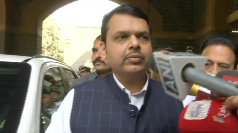 After visiting the injured people, Fadnavis said one is in the ICU while nine others are being treated in the wards and all of them are out of danger. (Photo: ANI | Twitter) After visiting the injured people, Fadnavis said one is in the ICU while nine others are being treated in the wards and all of them are out of danger. (Photo: ANI | Twitter)