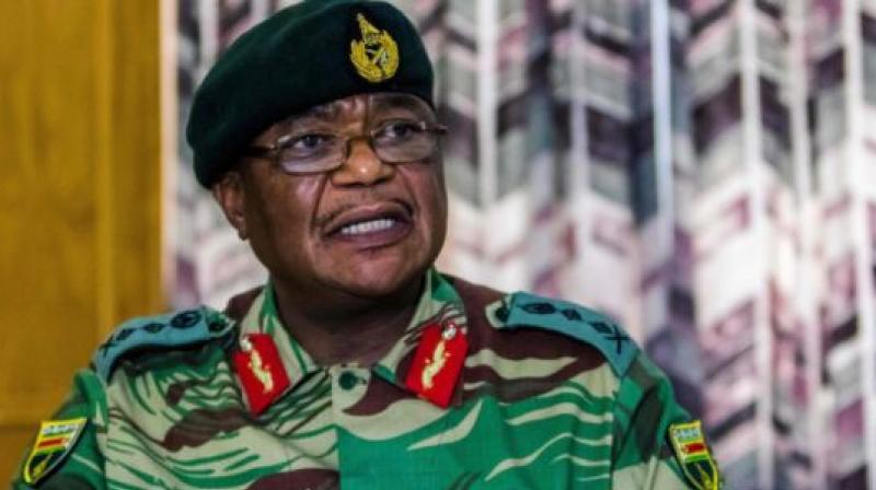Zimbabwe Army General Constantino Chiwenga Commander of the Zimbabwe Defence Forces addresses a media conference held at the Zimbabwean Army Headquarters on November 13, 2017 in Harare. (Photo: AFP) Zimbabwe Army General Constantino Chiwenga Commander of the Zimbabwe Defence Forces addresses a media conference held at the Zimbabwean Army Headquarters on November 13, 2017 in Harare. (Photo: AFP)