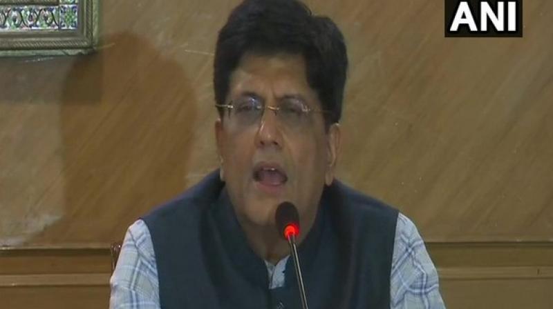 ‘I am very glad to inform that modern 'Make In India' product, the second Vande Bharat Express has completed its trial run between New Delhi and Katra (holy place of Goddess Vaishno Devi). The train will start for the passengers in Navaratri. Jai Mata Di!’ tweeted Piyush Goyal. (Photo: ANI) ‘I am very glad to inform that modern 'Make In India' product, the second Vande Bharat Express has completed its trial run between New Delhi and Katra (holy place of Goddess Vaishno Devi). The train will start for the passengers in Navaratri. Jai Mata Di!’ tweeted Piyush Goyal. (Photo: ANI)