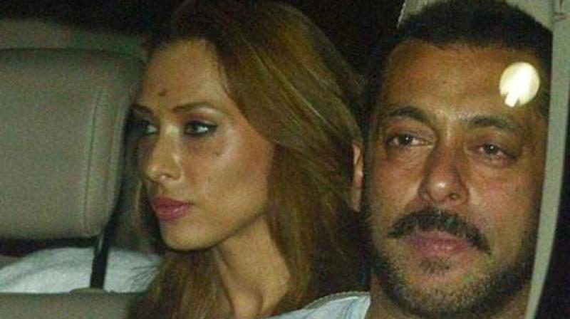 Iulia Vantur and Salman Khan. Iulia Vantur and Salman Khan.