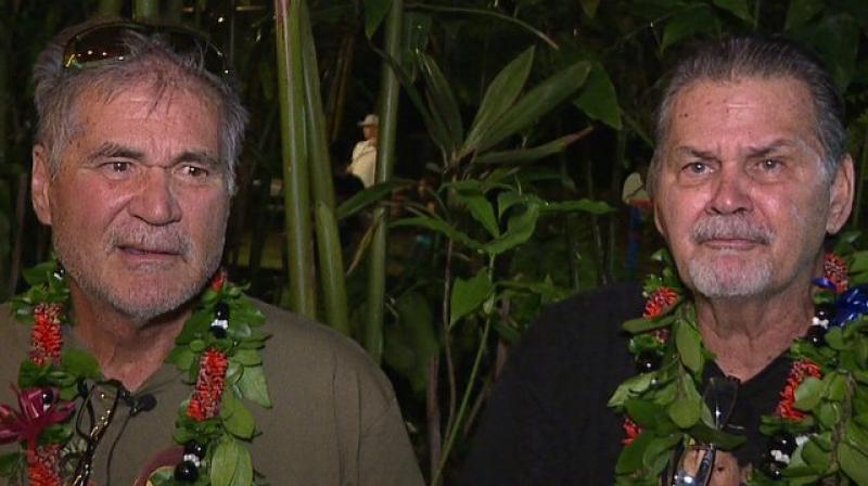 Alan Robinson and Walter Macfarlane have been friends for 60 years. (Photo: AP) Alan Robinson and Walter Macfarlane have been friends for 60 years. (Photo: AP)
