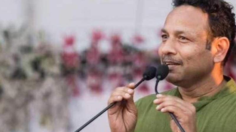Bhadoria was later taken to Expressway police station after SP leaders and workers gathered at the Sector 20 police station, where he was earlier taken to. (Photo: Facebook) Bhadoria was later taken to Expressway police station after SP leaders and workers gathered at the Sector 20 police station, where he was earlier taken to. (Photo: Facebook)