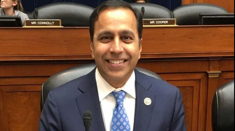 Raja Krishnamoorthi is a member of the US House of Representatives. (Photo: Twitter) Raja Krishnamoorthi is a member of the US House of Representatives. (Photo: Twitter)