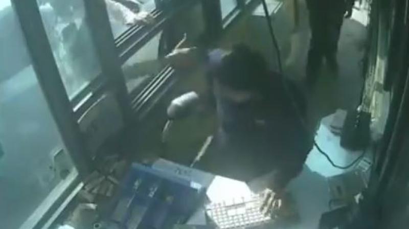 Thursday's incident comes weeks after a woman toll collector was allegedly molested by unidentified men there. (Photo: ANI videograb) Thursday's incident comes weeks after a woman toll collector was allegedly molested by unidentified men there. (Photo: ANI videograb)