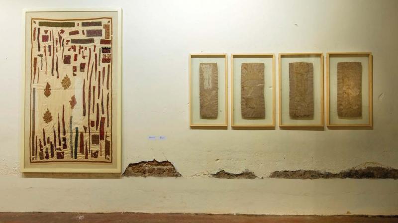 For the artist, her work has metaphorical meanings that represent the act of repair as a response to sudden disruptions in the general order of things. For the artist, her work has metaphorical meanings that represent the act of repair as a response to sudden disruptions in the general order of things.