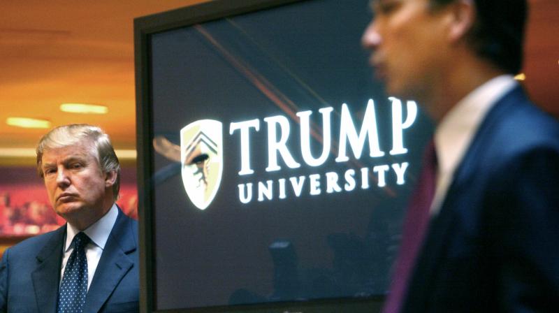 US President-elect Donald Trump agreed on Friday to pay $25 million to settle fraud lawsuits over his Trump University. (Photo: AP) US President-elect Donald Trump agreed on Friday to pay $25 million to settle fraud lawsuits over his Trump University. (Photo: AP)