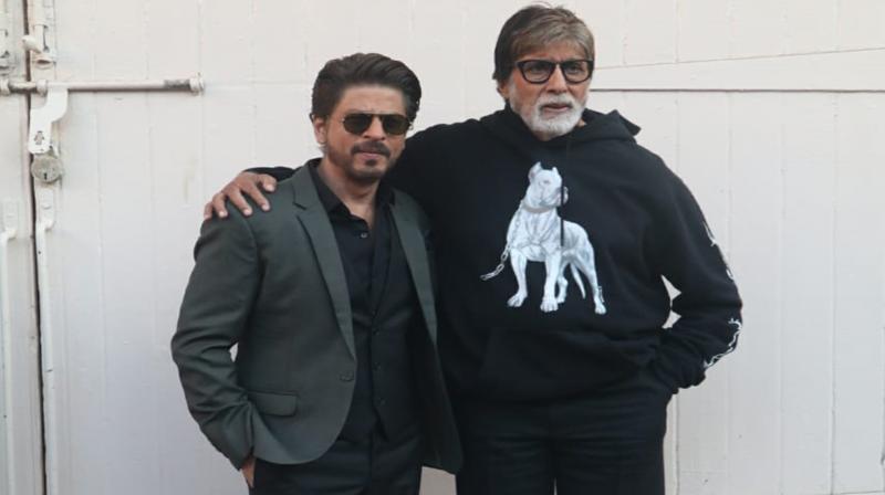 Shah Rukh Khan and Amitabh Bachchan. Shah Rukh Khan and Amitabh Bachchan.