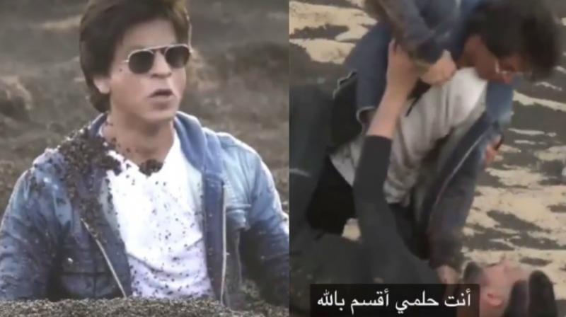 Screengrabs from the video shared on Facebook. Screengrabs from the video shared on Facebook.