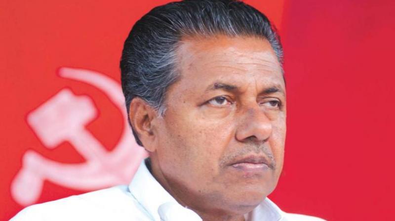 Chief Minister Pinarayi Vijayan along with labour minister T.P. Ramakrishnan, health minister K.K. Shylaja and Thiruvananthapuram mayor V.K. Prasanth arrive for the inauguration of 'Vimukthi', a narcotic abdication programme in Thiruvananthapuram on Sunday. (Photo: DC) Chief Minister Pinarayi Vijayan along with labour minister T.P. Ramakrishnan, health minister K.K. Shylaja and Thiruvananthapuram mayor V.K. Prasanth arrive for the inauguration of 'Vimukthi', a narcotic abdication programme in Thiruvananthapuram on Sunday. (Photo: DC)