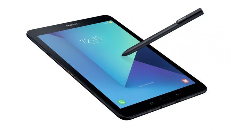 Speculations are rife that Samsung might abandon the physical home button on its Galaxy Tab S4 in favour of narrower bezels. (Representational image) Speculations are rife that Samsung might abandon the physical home button on its Galaxy Tab S4 in favour of narrower bezels. (Representational image)