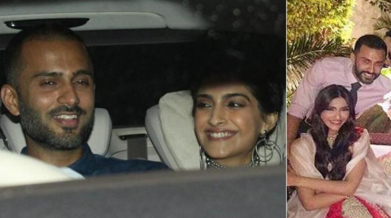 Sonam Kapoor and Anand Ahuja. Sonam Kapoor and Anand Ahuja.