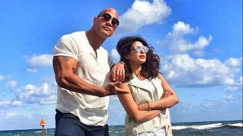 Dwayne Johnson and Priyanka Chopra Dwayne Johnson and Priyanka Chopra