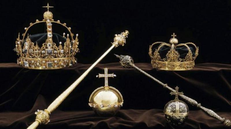 Thieves in Sweden walked into a small town's medieval cathedral in broad daylight and stole priceless crown jewels dating back to the early 1600s before escaping by speedboat, police said Wednesday. (Photo: AP) Thieves in Sweden walked into a small town's medieval cathedral in broad daylight and stole priceless crown jewels dating back to the early 1600s before escaping by speedboat, police said Wednesday. (Photo: AP)