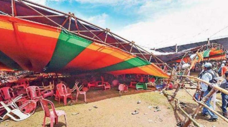 The inquiry report, submitted to the Union Home Ministry, suggested that not enough state police personnel were deployed within the five km radius of the Prime Minister's function. (Photo: File | PTI) The inquiry report, submitted to the Union Home Ministry, suggested that not enough state police personnel were deployed within the five km radius of the Prime Minister's function. (Photo: File | PTI)