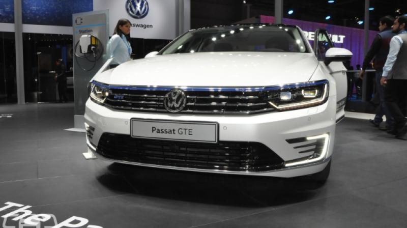 German auto major Volkswagen on Tuesday launched a new version of its premium sedan Passat at an introductory price of Rs 29.99 lakh. German auto major Volkswagen on Tuesday launched a new version of its premium sedan Passat at an introductory price of Rs 29.99 lakh.